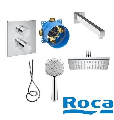 ROCA T-2000 Душ система за вграждане A5D1088C00 с термостатичен смесител - Онлайн промоция