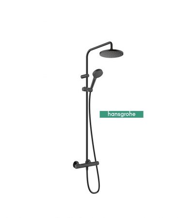 HANSGROHE VERNIS BLEND 200 душ система 26276670 черен мат - Онлайн промоция