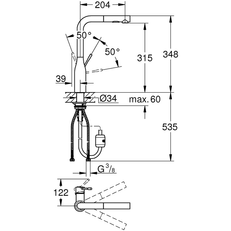 GROHE Essence 30270GL0 смесител - Онлайн промоция - Image 2