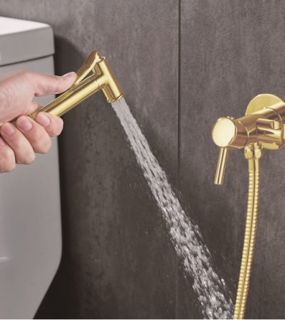 Хигиенен душ комплект за вграждане 3314 GOLD