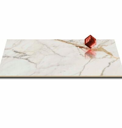 M4GM Луксозен полиран гранитогрес Marazzi Allmarble Golden White Lux. Мраморен ефек
