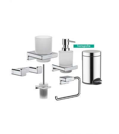 Комплект аксесоари за баня 6 в 1 HANSGROHE ADDSTORIS хром - Онлайн промоция