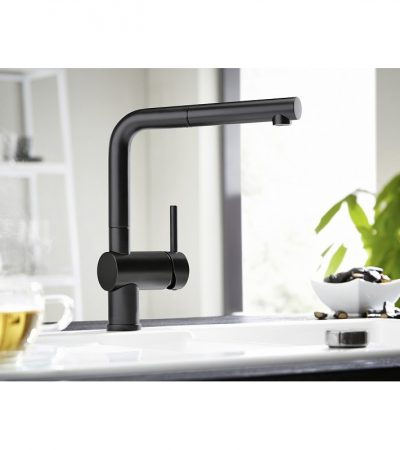 Смесител BLANCO LINUS-S черен мат - Онлайн промоция
