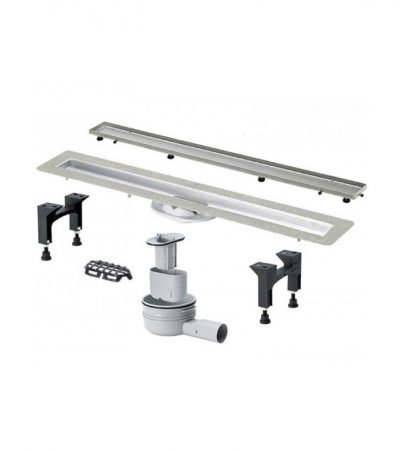 Viega Advantix линеен сифон с решетка за вграждане на плочка, 900mm 753221