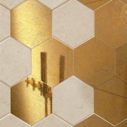 Бихара Голд Хекса Декор 11*12.5 стенни плочки - Онлайн промоция
