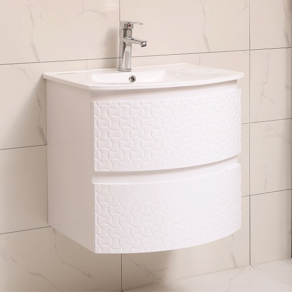 Шкаф за баня PVC с порцеланова мивка 61*49.5*55 - Онлайн промоция - Image 2