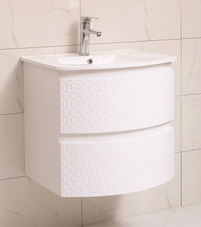 Шкаф за баня PVC с порцеланова мивка 61*49.5*55 - Онлайн промоция