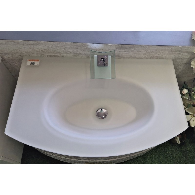 Шкаф за баня PVC със стъклена мивка 80*50*55 - Онлайн промоция - Image 3