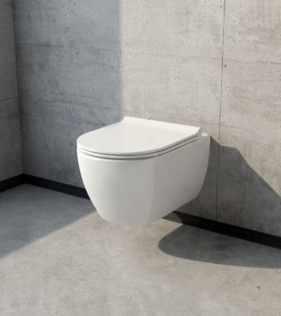 CERASTYLE CITY окачена тоалетна с бидетна система и капак/седалка с плавно падане- Онлайн промоция