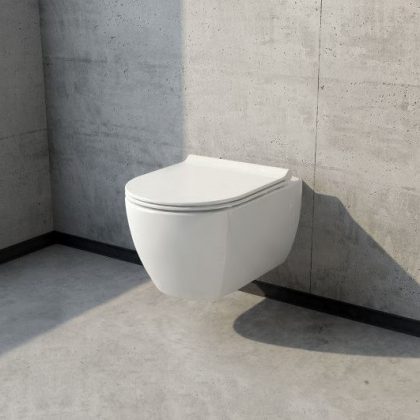 CERASTYLE CITY окачена тоалетна с бидетна система и капак/седалка с плавно падане- Онлайн промоция