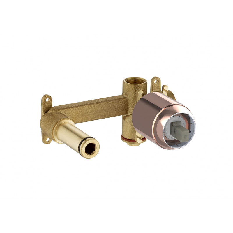 ROCA Naia Комплект смесител за вграждане за умивалник с тяло за вграждане, розово злато, A5A3596RG0+A5252206RG - Image 3