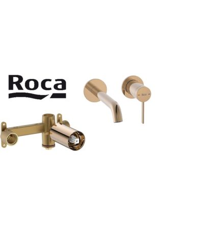 ROCA Смесител и тяло за вграждане ONA розово злато A5A359ERG0/A5E3501RG0 - Онлайн промоция