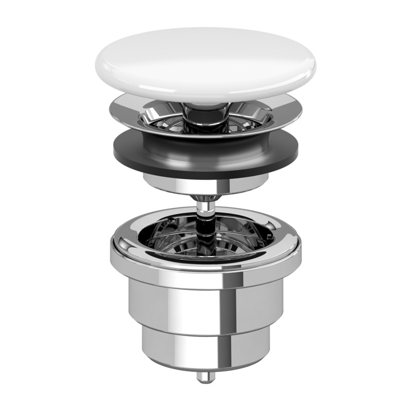 Villeroy&Boch Avento Сифон с керамична капачка за мивка без преливник 68080001 - Image 2