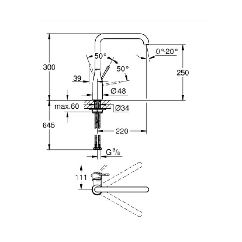 GROHE Essence 30505KF0 кухненски смесител - Онлайн промоция - Image 3