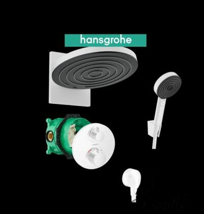 Hansgrohe Душ система за вграждане с термостатен смесител ECOSTAT S бял мат - Онлайн промоция