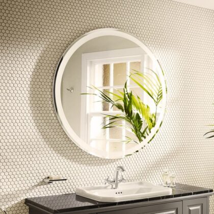 LED огледало IRIDIA ROCA кръгло 100 см – Онлайн промоция