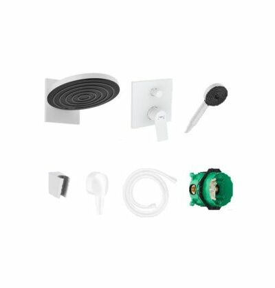 Hansgrohe Душ система за вграждане VIVENIS бял мат – Онлайн промоция