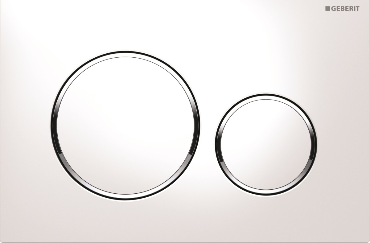 Активатор/бутон Geberit Sigma 20 бял/хром/бял - Image 3