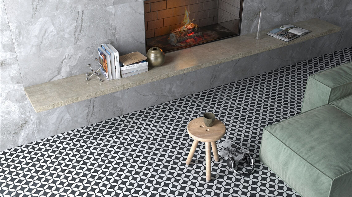 STAMP BLACK гранитогрес 20/20 мат YURTBAY Seramik - Онлайн промоция - Image 4