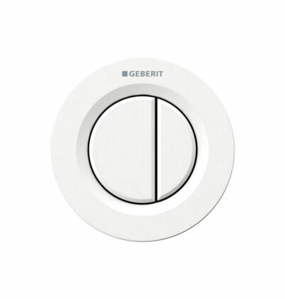 Geberit дистанционен активатор тип 01, пневматичен, двойно промиване, 116.042.11.1, бял