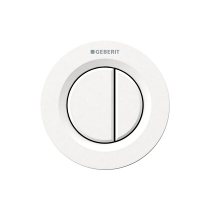 Geberit дистанционен активатор тип 01, пневматичен, двойно промиване, 116.042.11.1, бял