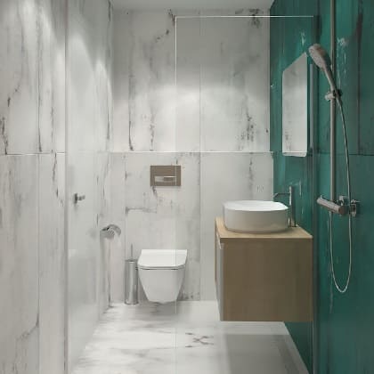 Lami 60х120 гранитогрес в тюаркоазен цвят