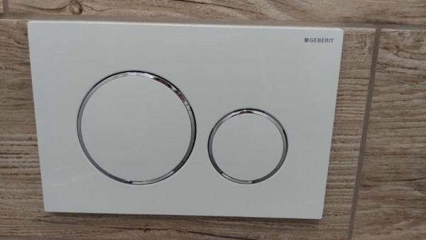 Активатор/бутон Geberit Sigma 20 бял/хром/бял - Image 2