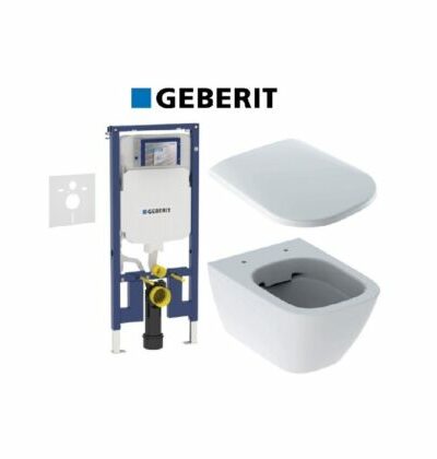 GEBERIT DUOFIX SIGMA 8 С ОКАЧЕНА ТОАЛЕТНА ЧИНИЯ SMYLE КЪСА ПРОЕКЦИЯ-Онлайн промоция