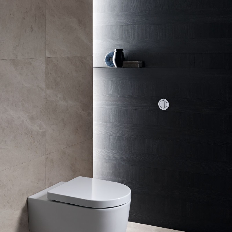 Geberit дистанционен активатор тип 10, пневматичен, двойно промиване, за 8 см,116.056.KK.1 - Image 3