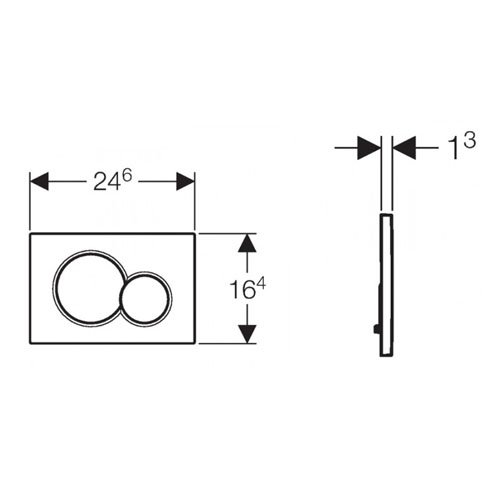 GEBERIT SIGMA 01 115.770.11.5 бял активатор - Онлайн промоция - Image 3