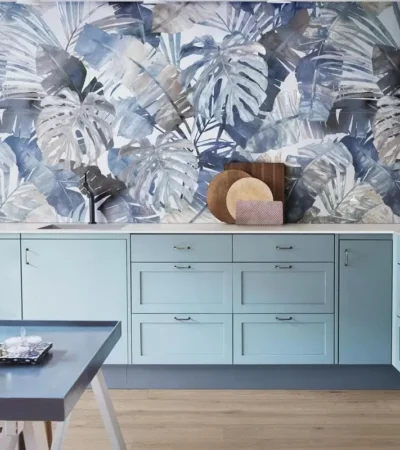 Стенни плочки за баня и кухня MARAZZI TILE WHITE DECO WHITE JUNGLE TOUCH A NATURAL RECTIFIED 60X180