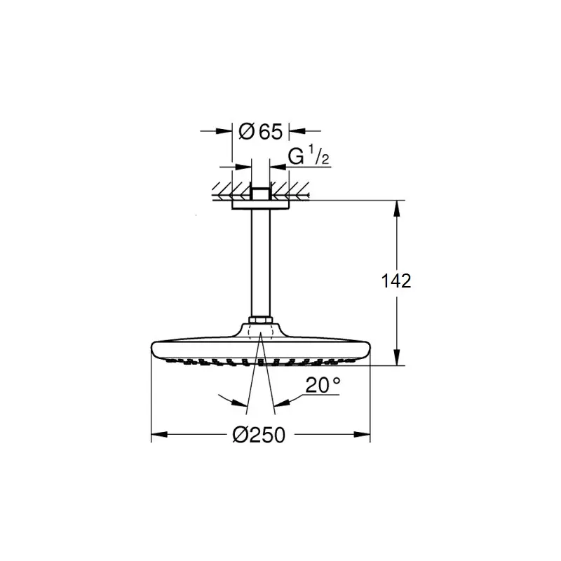 Grohe Essence душ система за вграждане Brushed Hard Graphite - Онлайн промоция - Image 2