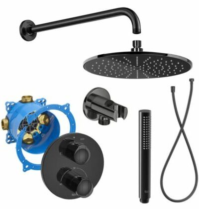 ROCA Комплект душ система за вграждане Titanium black A5A0D09CN0+A525869403+A5B3750CN0+A5B3950CN0+A5B0250CN0+A5B5250CN0+A5B3850CN0