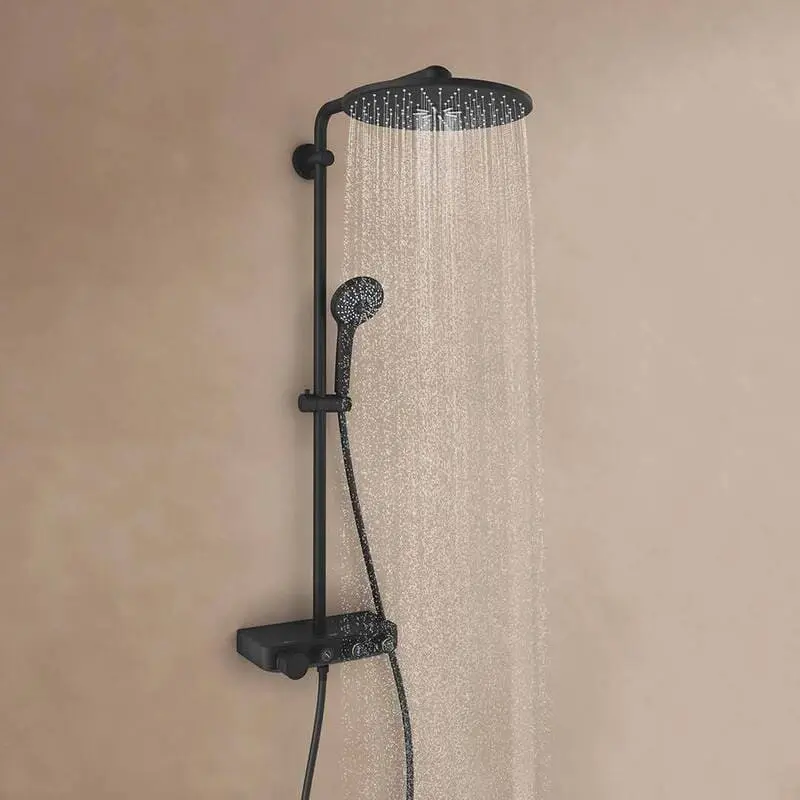 grohe-euphoria-smartcontrol-dush-sistema-s-termostat-22120kf0 черна душ система