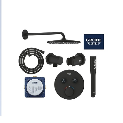 Grohe Душ комплект с термостат Grohtherm SmartControl за вграждане