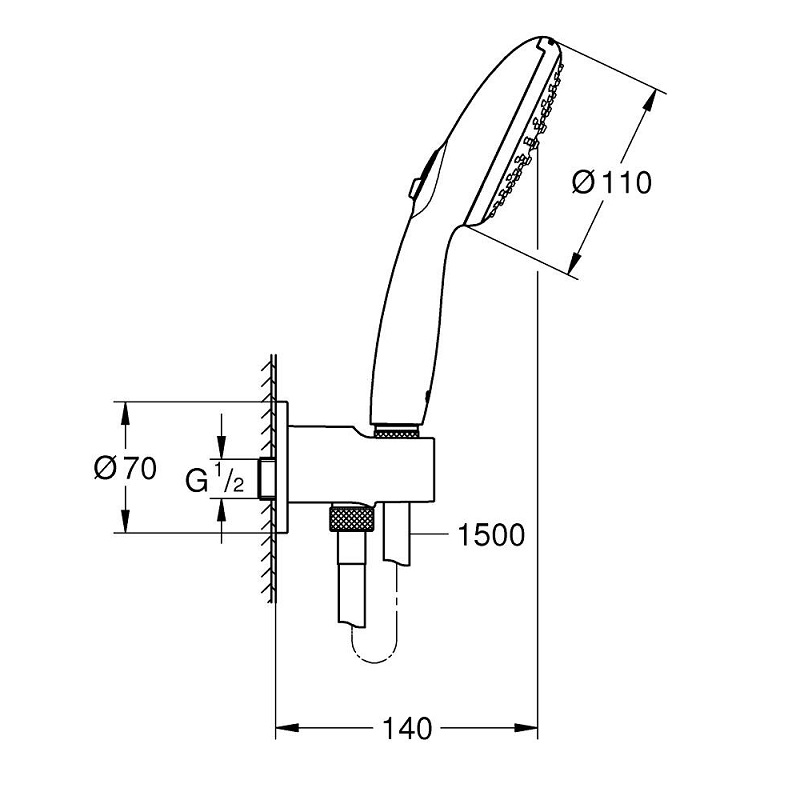 GROHE Душ слушалка Tempesta 110 264062433 - Онлайн промоция - Image 3