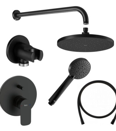 ROCA CALA Душ комплект за вграждане черен мат A5A066ENB0