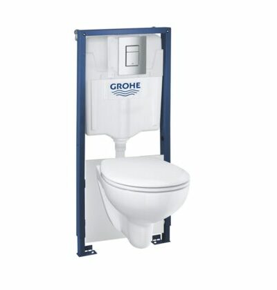 GROHE Комплект структура и окачена тоалетна Solido 4 в 1 39586000