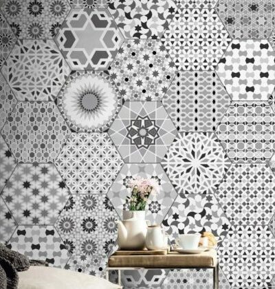 Хекса Гранитогрес Kasbah Mix Grey, 22 x 25 cm, HEX codicer Kasbah PT05666