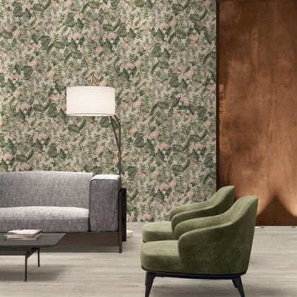 Хекса Индонезия гранитогрес за под и стена. Гранитогрес с екзотични цветя