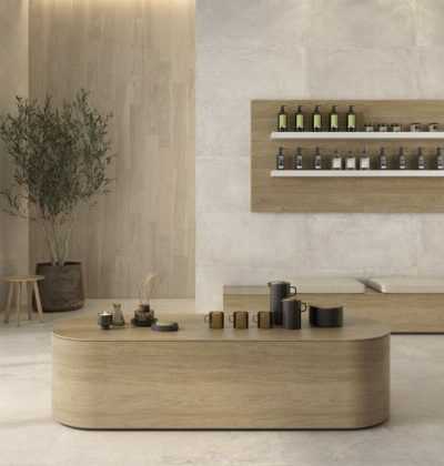 Гранитогрес за под и стени. Матирана повърхност и топъл бежав цвят. Размер: 60/120 MIDWAY BONE MAT испански