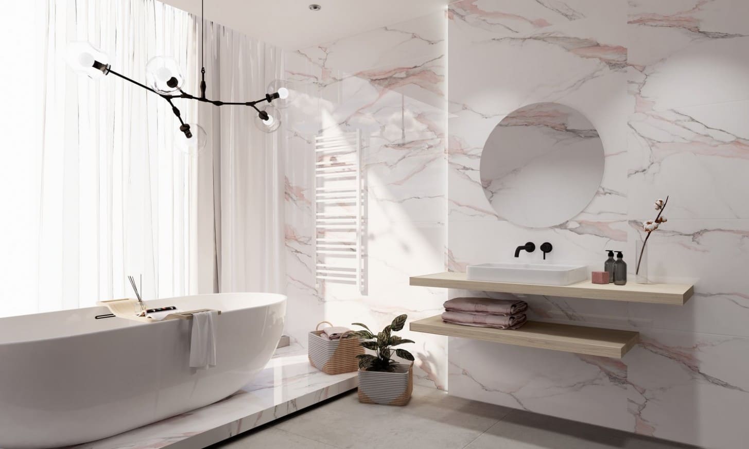 FANTASY PINK POLIDO 60x120 гранитогрес - Image 3