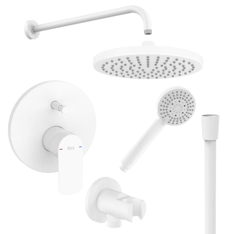 бяла душ система за вграждане Roca