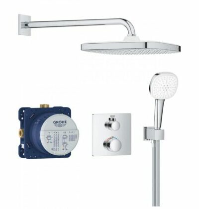 GROHE Grohtherm Tempesta 250 Cube 34871000 Душ система за вграждане - ОНЛАЙН промоция