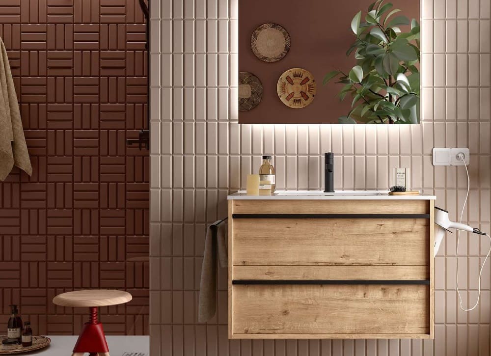 SALGAR ATTILA 80 см Шкаф с мивка и огледало - Image 3