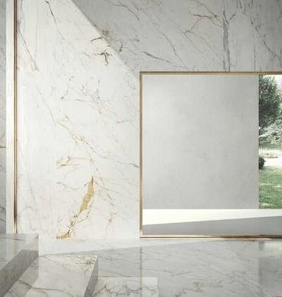 GRANDE MARBLE LOOK GOLDEN WHITE LUX широкоформатен гранитогрес 120/278 Marazzi