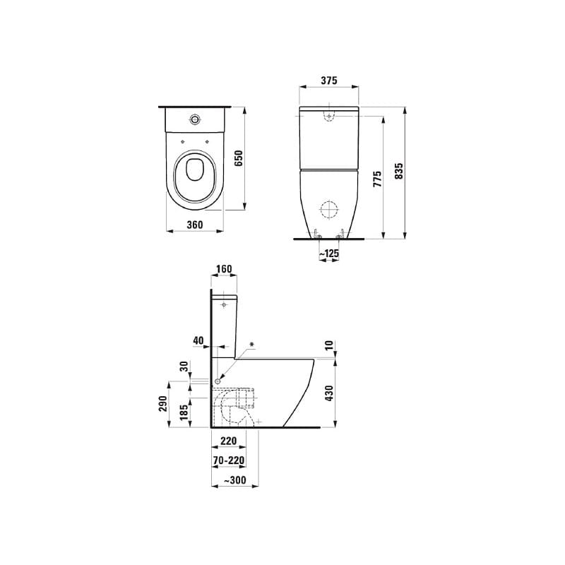 LAUFEN Pro Моноблок с капак и седалка с плавно затваряне - ОНЛАЙН промоция - Image 8
