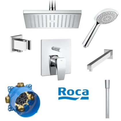 Roca Thesis Комплект душ система за вграждане с Roca Box - ОНЛАЙН промоция
