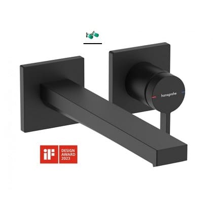 Hansgrohe TECTURIS E 110 Комплект смесител за вграждане за мивка черен мат и тяло за вграждане 73051670+13622180 – ОНЛАЙН промоция