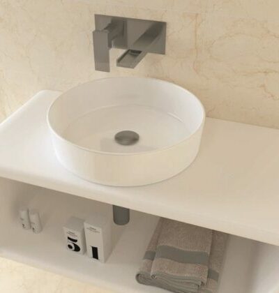 Fuji бял мат Ǿ35 ZENON Мивка тип купа за плот